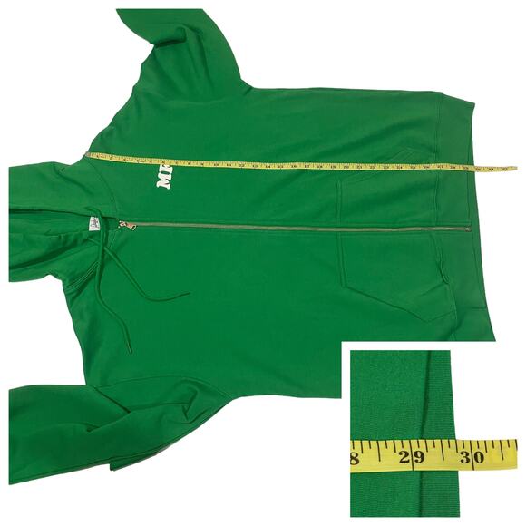 The Mayfair Group Empathy Always Zip Up Hoodie - Green - S/M - Picture 5 of 13